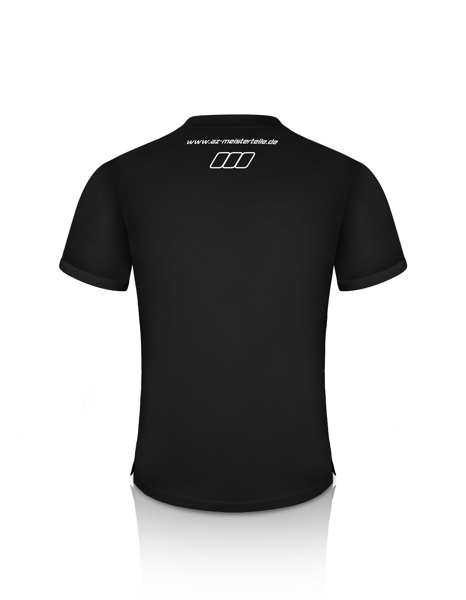 T-shirt - Baumwolle - Kurze Ärmel - Schwarz - AZ-MT Design